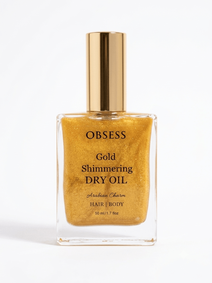Gold Shimmering Dry Oil