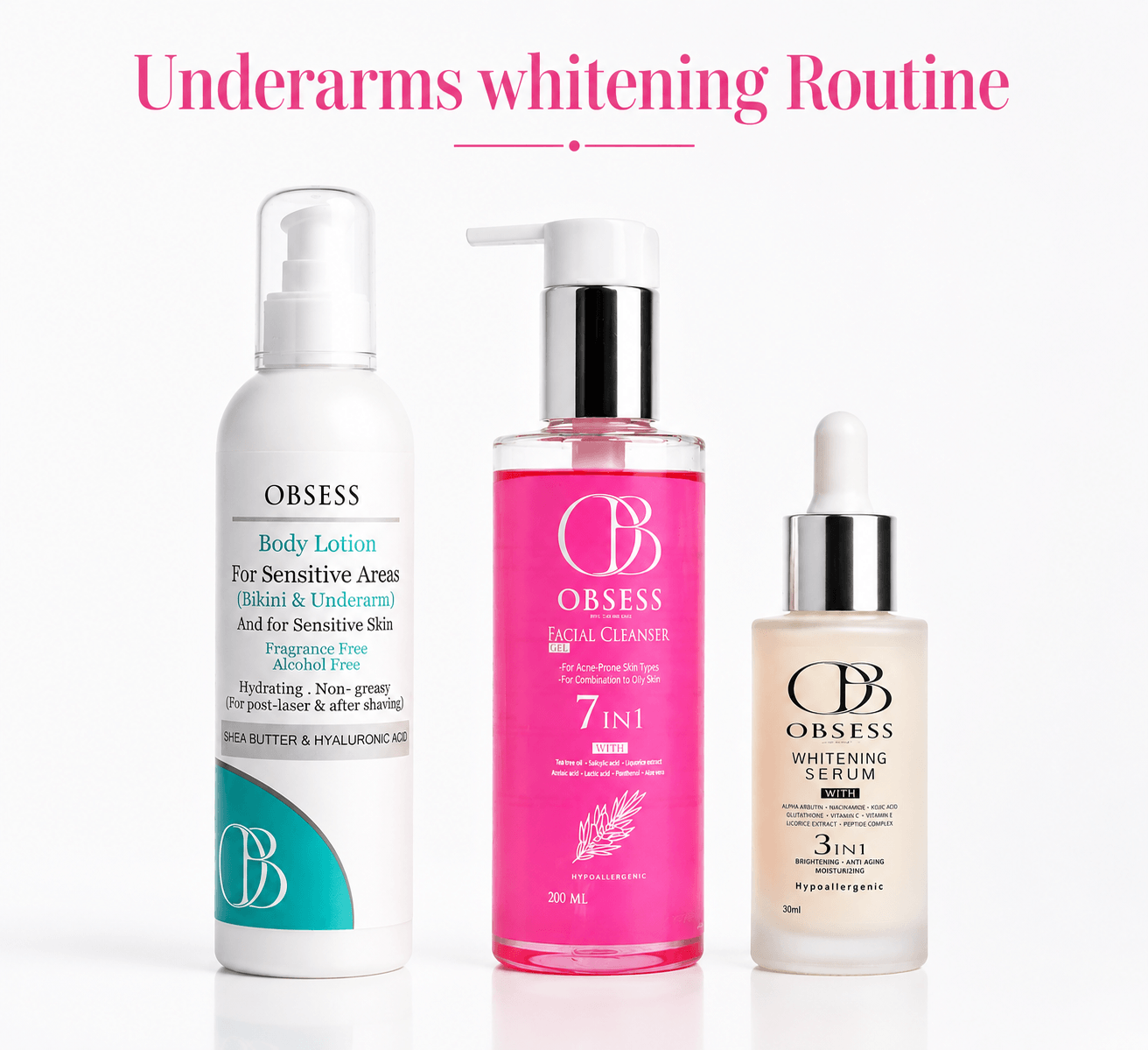 Underarms Whitening Routine (روتين تفتيح تحت الإبط )