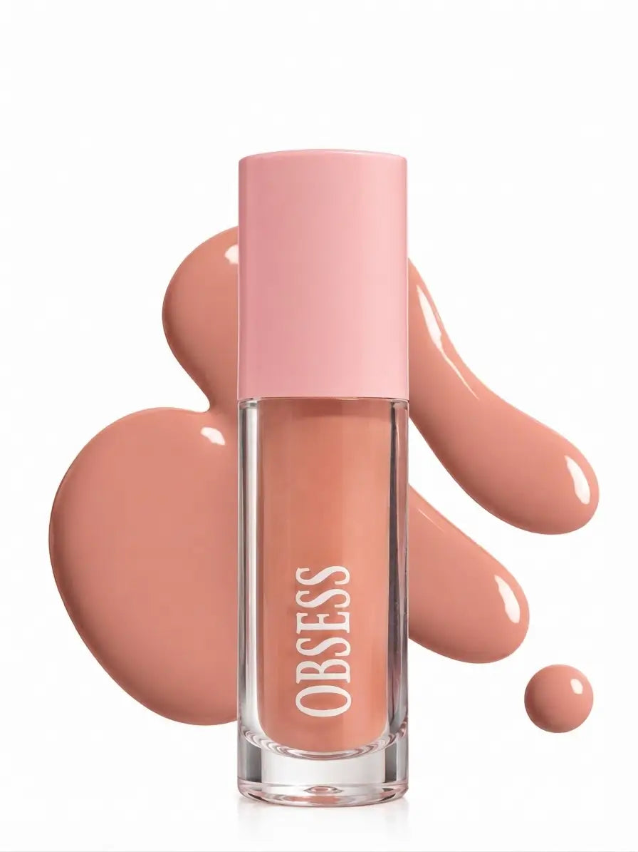 Lip Gloss Shade (01) Nude Brown